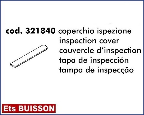 DEA Look - Couvercle d'inspection référence 321840