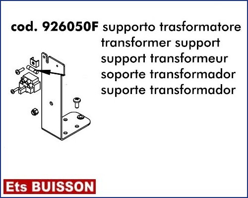 DEA Angolo - Support transformateur référence 926050F