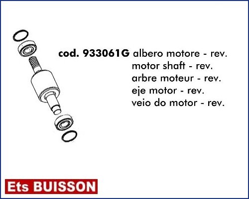 DEA LIVI 900 - Arbre moteur - rev. référence 933061G