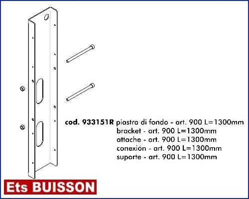 DEA LIVI 900 - Attache - art. 900 L=1300mm référence 933151R