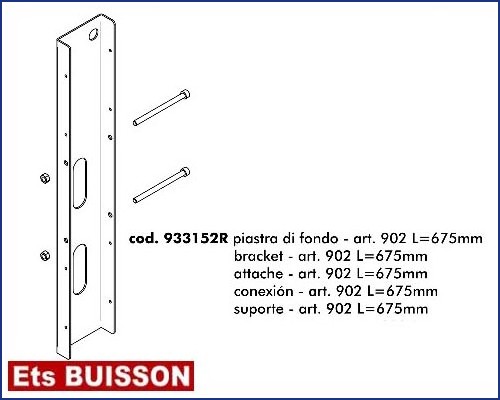 DEA LIVI 900 - Attache - art. 902 L=675mm référence 933152R