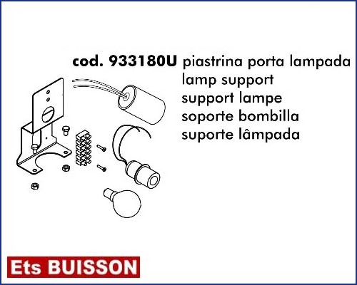 DEA LIVI 900 - Support lampe référence 933180U