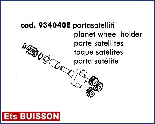 DEA Will - Porte satellites référence 934040E