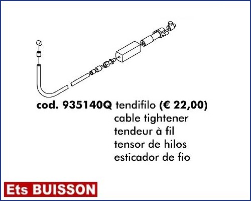 DEA LIVI 800C - Tendeur à fil référence 935140Q