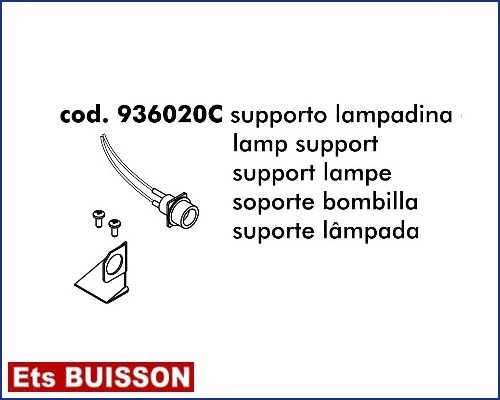 DEA Spazio - Support lampe référence 936020C