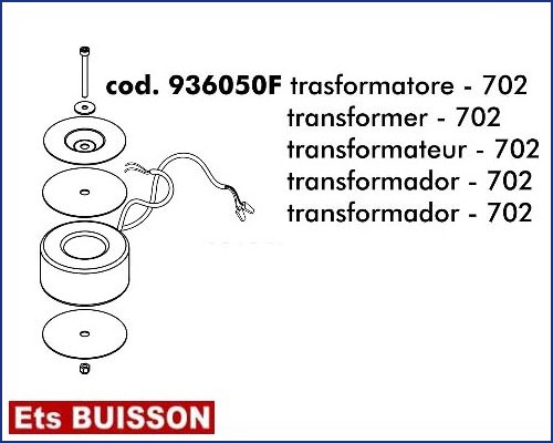 DEA Spazio - Transformateur - 702 référence 936050F