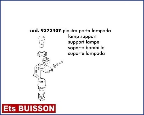 DEA Lato - Support lampe référence 937240Y