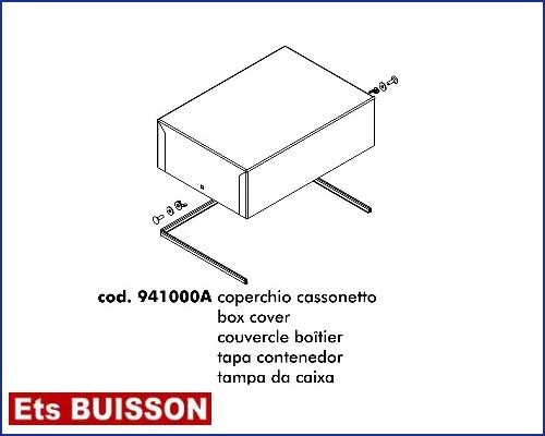 DEA Stop - Couvercle boîtier référence 941000A