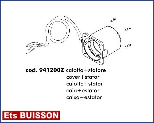 DEA Stop - Calotte & stator référence 941200Z