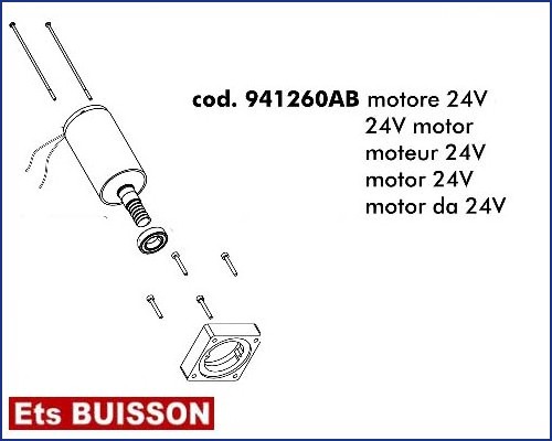 DEA Stop - Moteur 24V référence 941260AB