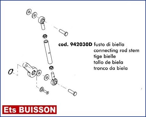 DEA Pass - Tige bielle référence 942030D