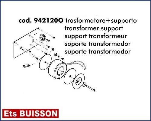 DEA Pass - Support transformateur référence 942120O