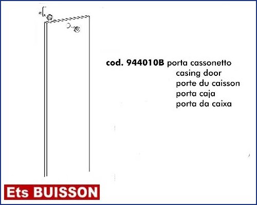 DEA Pass -  Porte du caisson référence 944010B