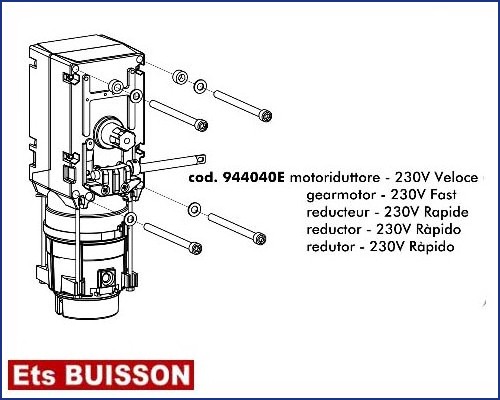 DEA Pass - Réducteur - 230V rapide référence 944040E