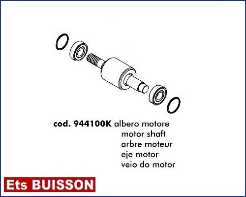 DEA Pass - Arbre moteur référence 944100K