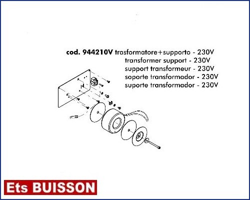 DEA Pass - Support transformateur - 230V référence 944210V