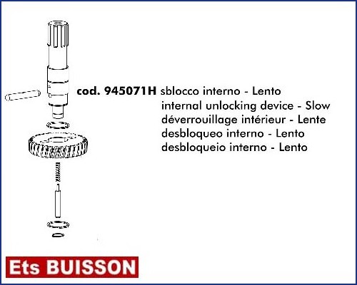 DEA Stop - Déverrouillage intérieur lente référence 945071H