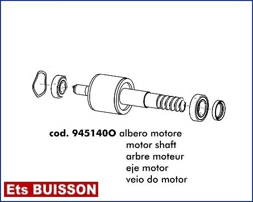 DEA Stop - Arbre moteur référence 945140O