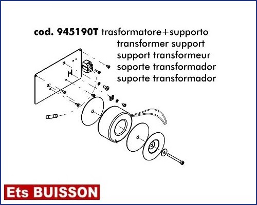 DEA Stop - Support tranformateur référence 945190T