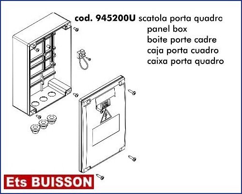 DEA Stop - Boîte porte cadre référence 945200U