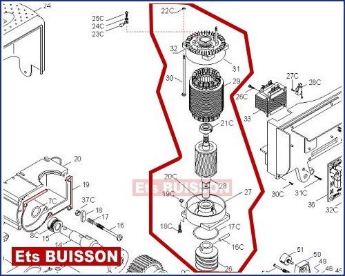 CAME BK Groupe moteur BK1200 119RIBK019