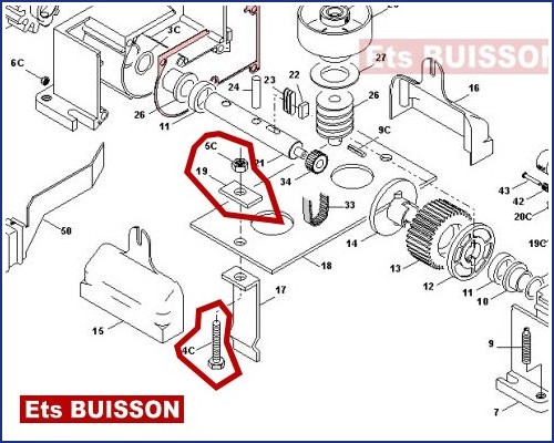 CAME BX-E Conditionnement vis 119RIY055 CAME BX-E Conditionnement vis 119RIY055