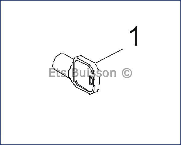 CAME BX246 Conditionnement 10pièces clé trilobée 119RIY077