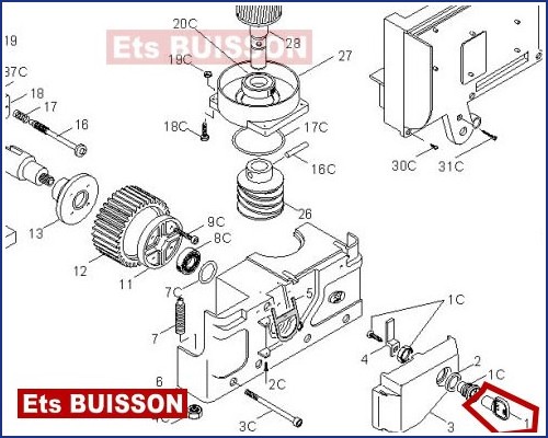 CAME BK-E Conditionnement 10 pièces clé trilobée 119RIY077