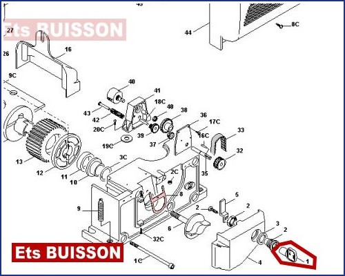 CAME BX-E241 Conditionnement 10 pièces clé trilobée 119RIY077