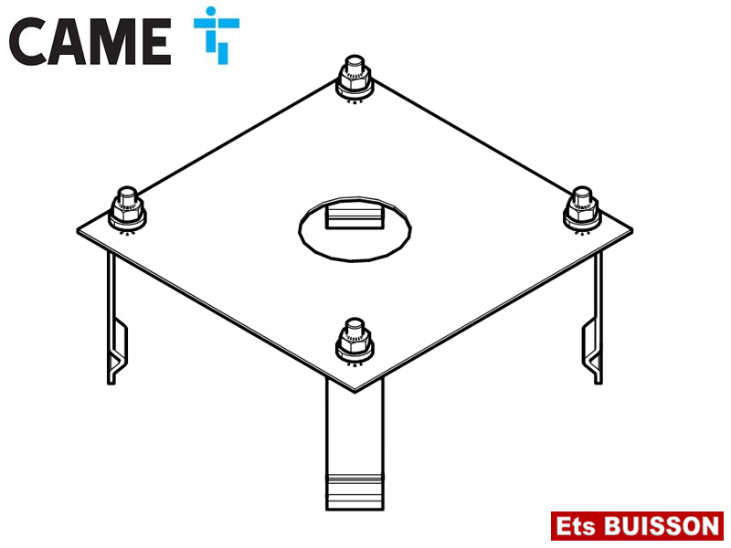 Came - CAT X - Base d'ancrage barrière Ref. 119RIX005