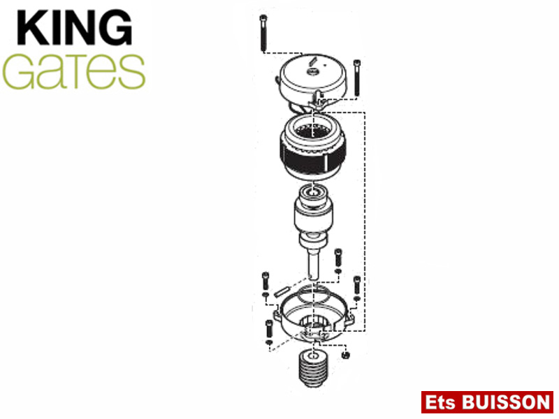 King Gates - DYNAMOS 230/500 - Groupe Moteur 901010400-172363