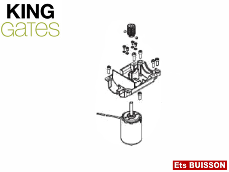 King Gates - LINEAR 24V - Moteur - Ref 907010000-1722B1